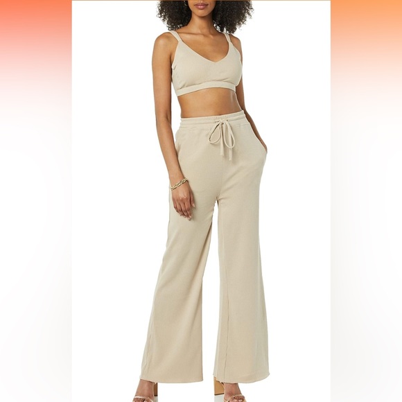 TEREA Women's Mila Wide Leg Pant..size Large..(NWT)Hummus - Picture 4 of 7